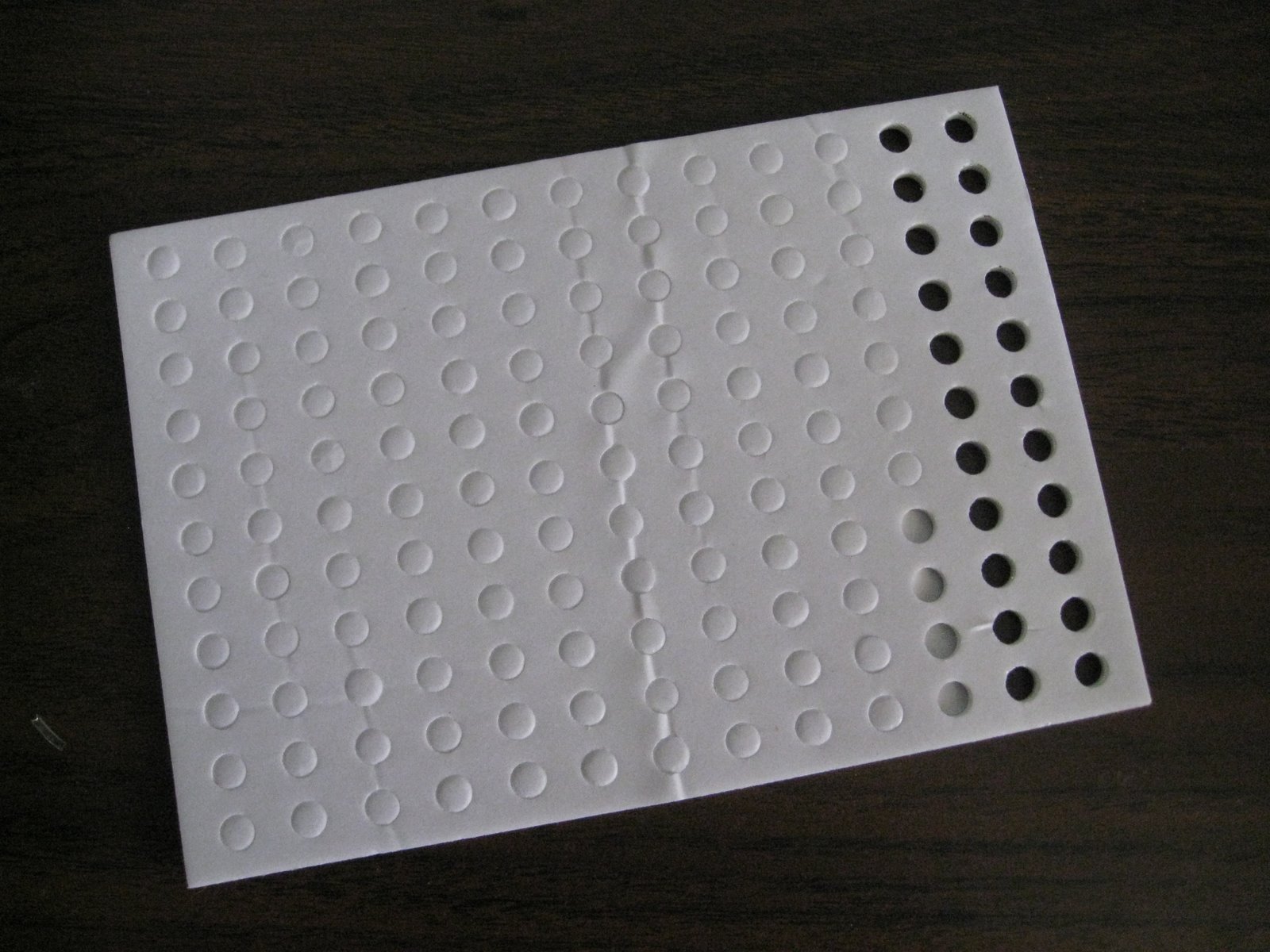 Ideas for Scrapbookers Another Use for Foam Dots