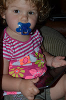 Alice with her Difrax Pacifier