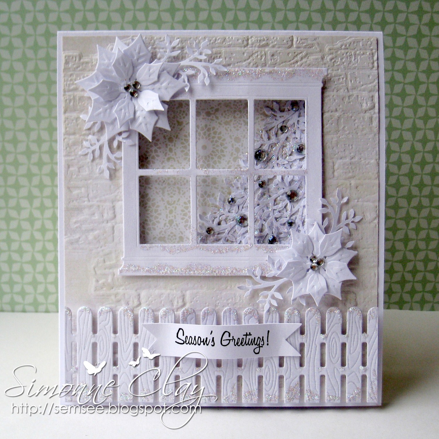 Simon Says Stamp Challenge: Simon Says...White on White