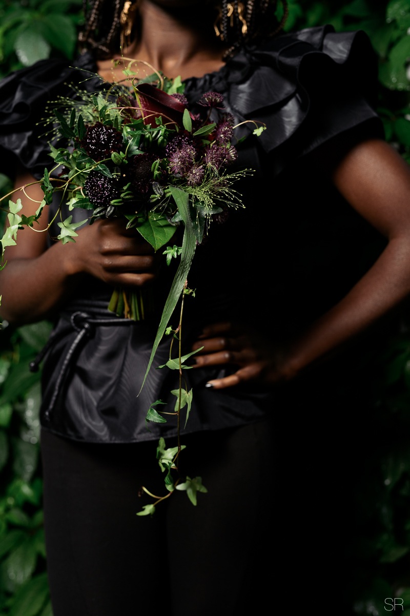 Black wedding dress