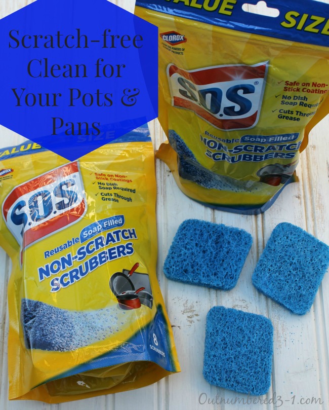 S.O.S. Non-Scratch Scrubbers - Safe on Non-Stick Surfaces - Outnumbered