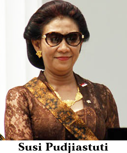 Menteri Kelautan dan Perikanan Susi Pudjiastuti Menteri Kelautan dan Perikanan Susi Pudjiastuti