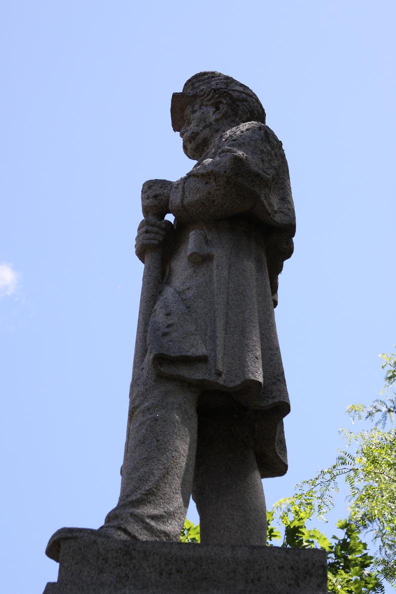 Michigan Exposures A Civil War Statue in the Park