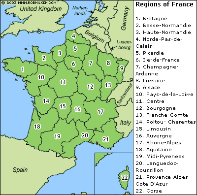Area Of France