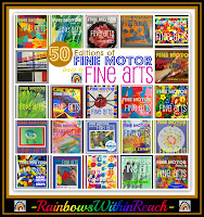 photo of: 50 Editions of Fine Motor Meets Fine Arts at RainbowsWithinReach