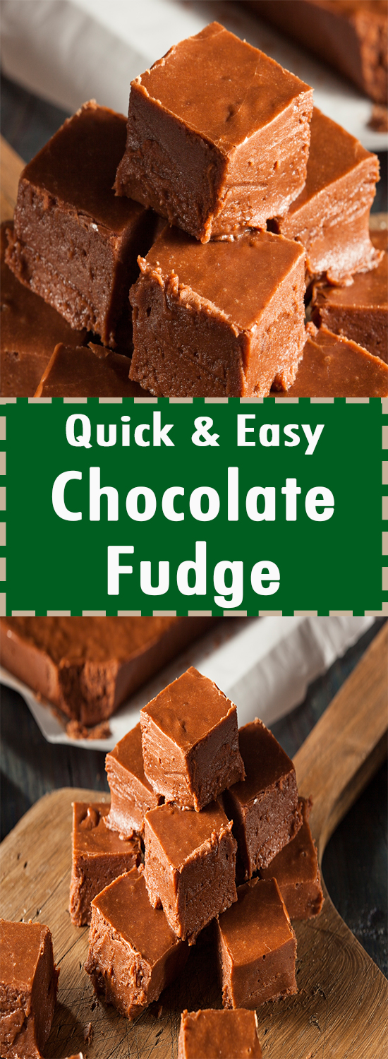 Daily Fast Recipes Fast and Easy Chocolate Fudge