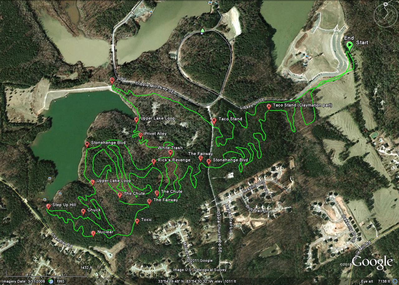 58 inches of Fury... ( a 29er reference) Tribble Mill 9 Hour Endurance