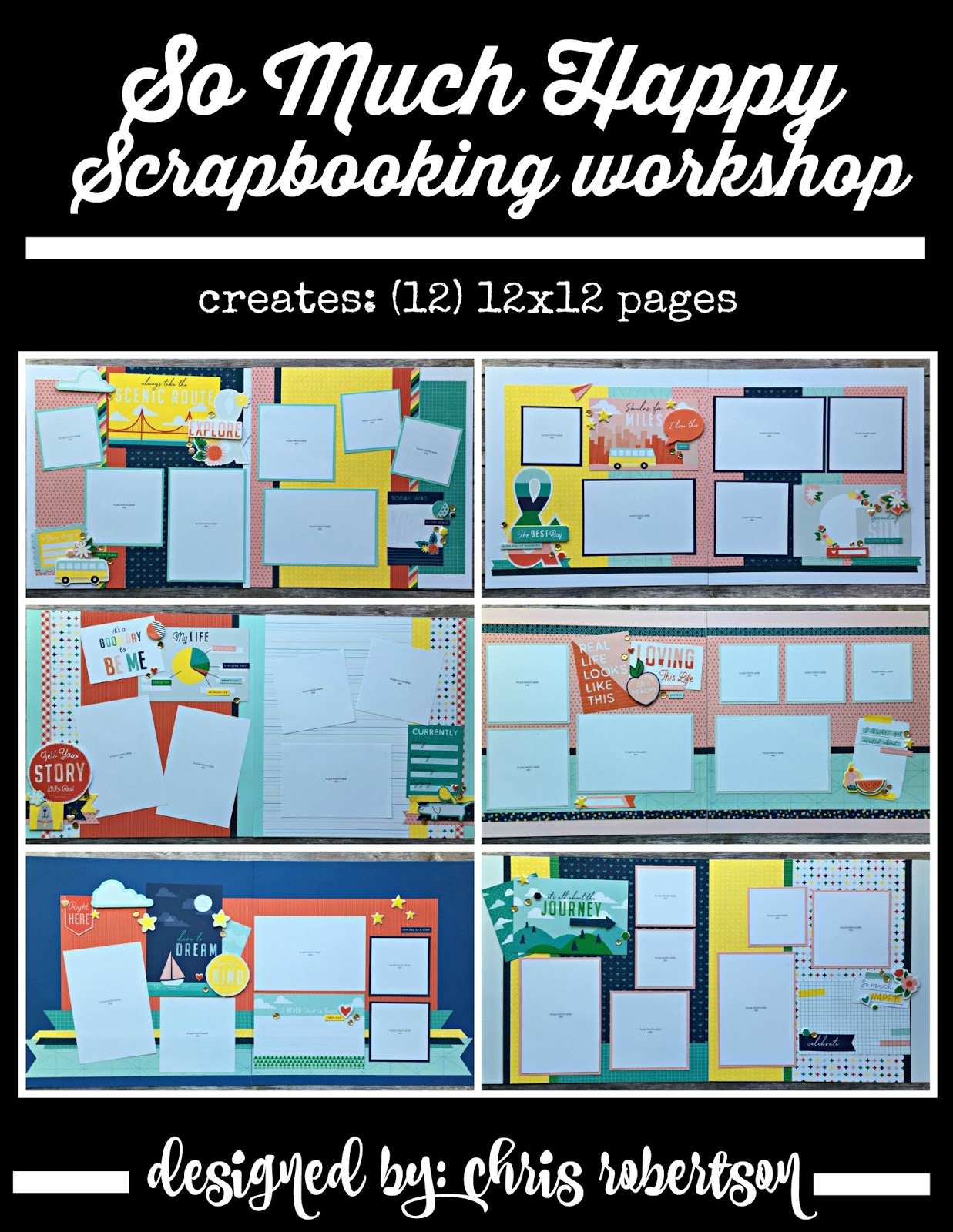 So Much Happy Scrapbooking Workshop