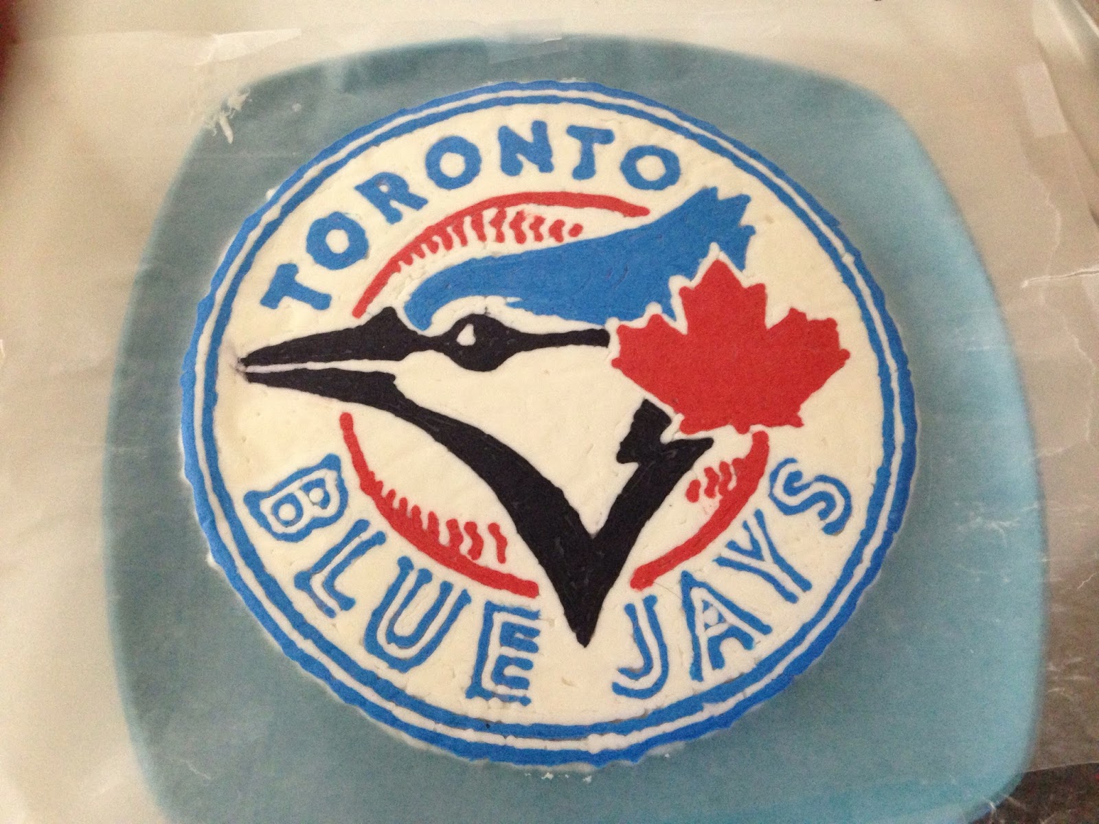 Crafting Baker: Toronto Blue Jays Birthday Cake