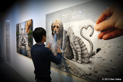 Ben Heine Art Exhibition in Seoul, South Korea - Pencil Vs Camera Signed Limited Edition Prints - Hyehwa Art Center - via INMD - 2013