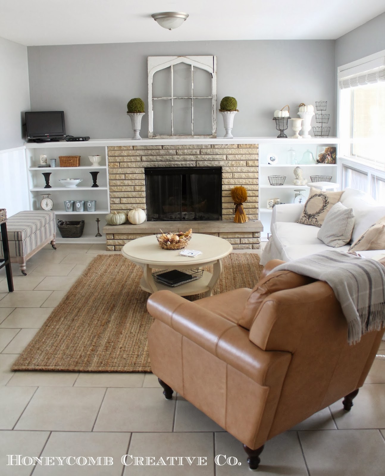 12th and White Our Hearth Room Before and Progress