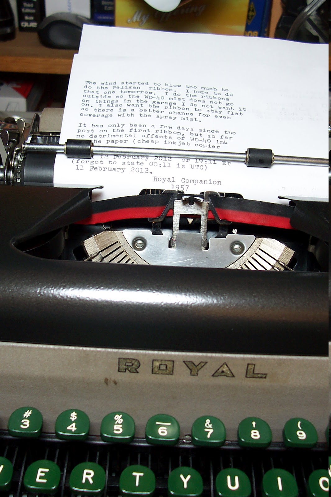 Fountain Pens & Typewriters Typewriter Ribbon Restoration Part 2