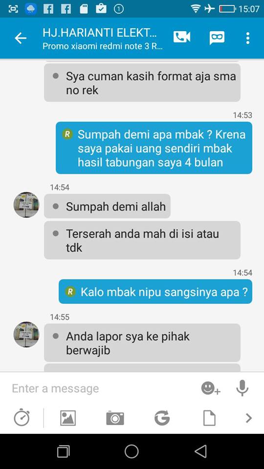 Natnya Nipu Malah Ditipu. Begini Nih Kekocakannya kalo Pembeli Malah Balik Nipu Online Shop Palsu