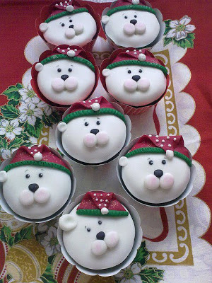 cupcake de natal