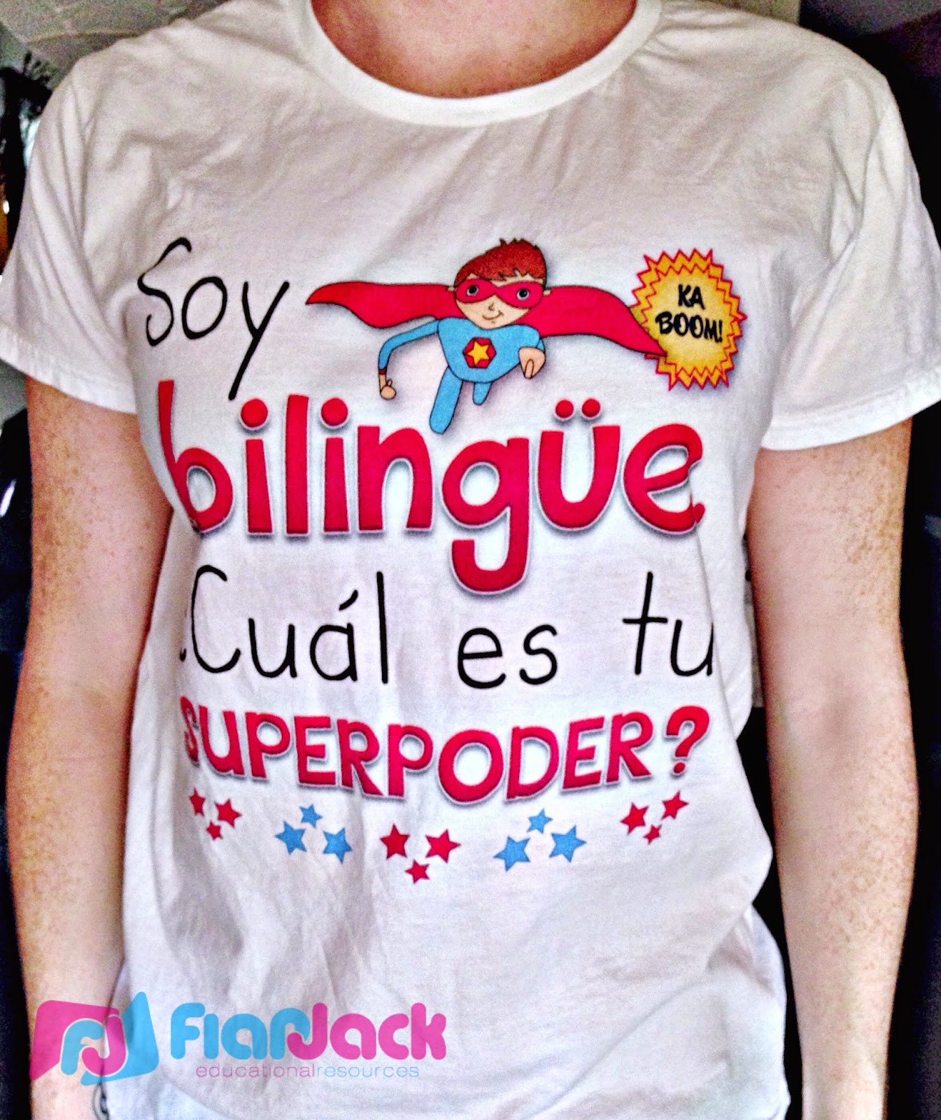 FlapJack Educational Resources Making TShirts First Day and Spanish Tips