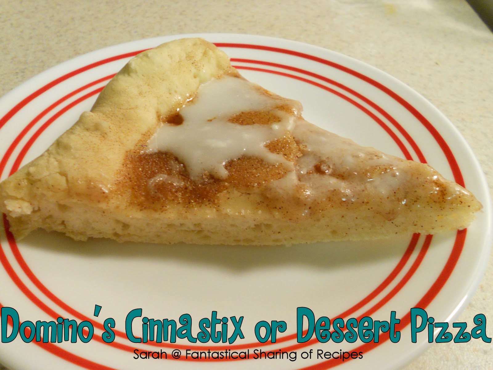Fantastical Sharing of Recipes Domino's Cinnastix