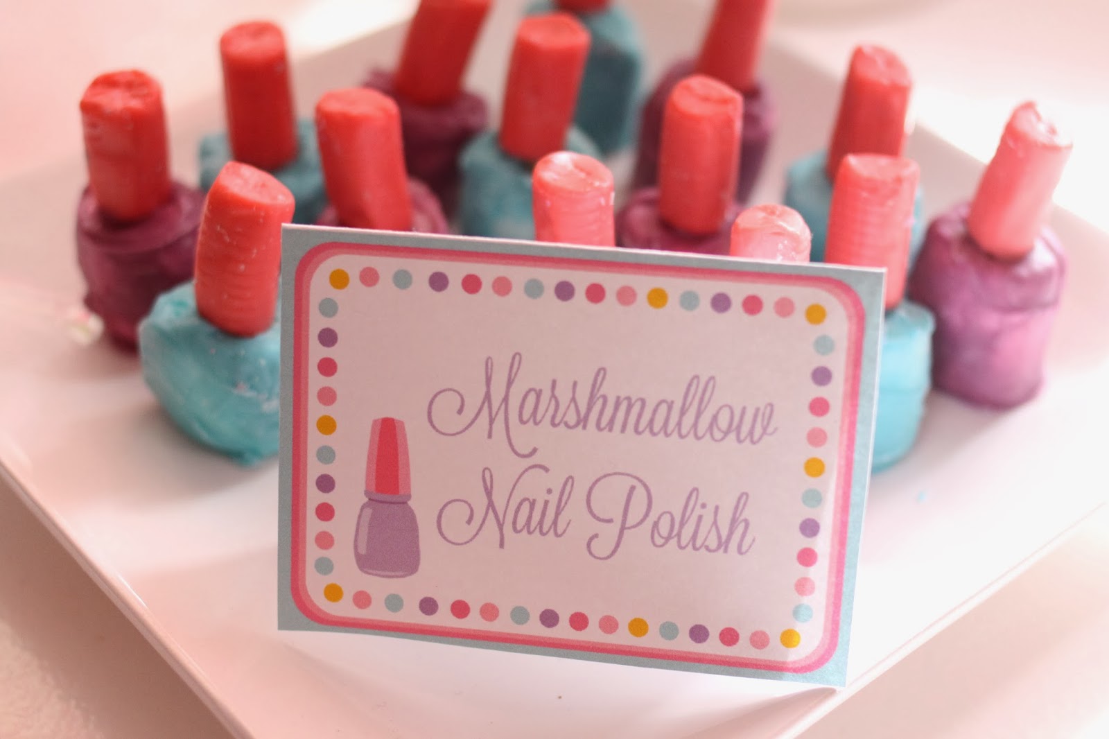 The Larson Lingo Kate's Nail Salon Birthday Party