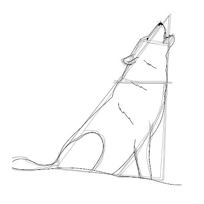 Wolf Drawings Howling