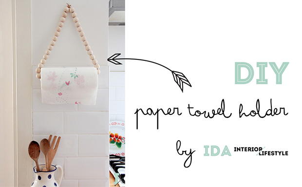 DIY dispensador para el papel de la cocina. DIY dispensador para el papel de la cocina.