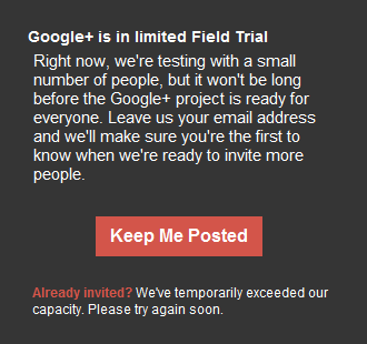 Limited Google+ invited Cara mendaftar atau agar diundang di Google+