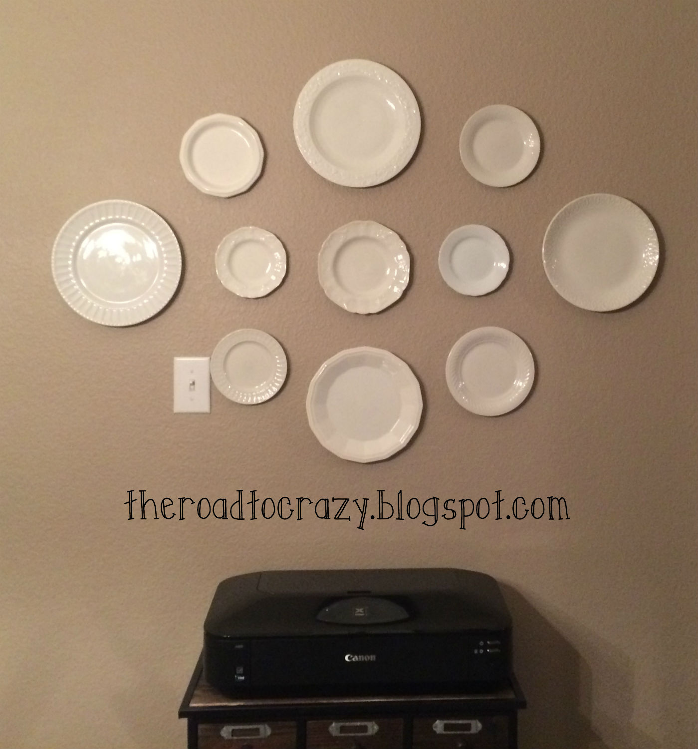 The Road to Crafty DIY Plate Hangers