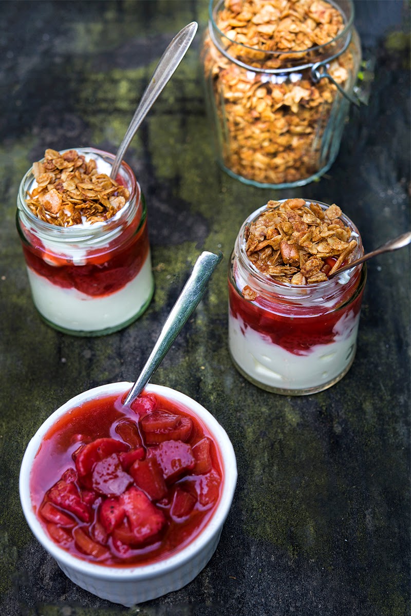 Rhubarb and Mixed Berry Crumble WILD GREENS & SARDINES