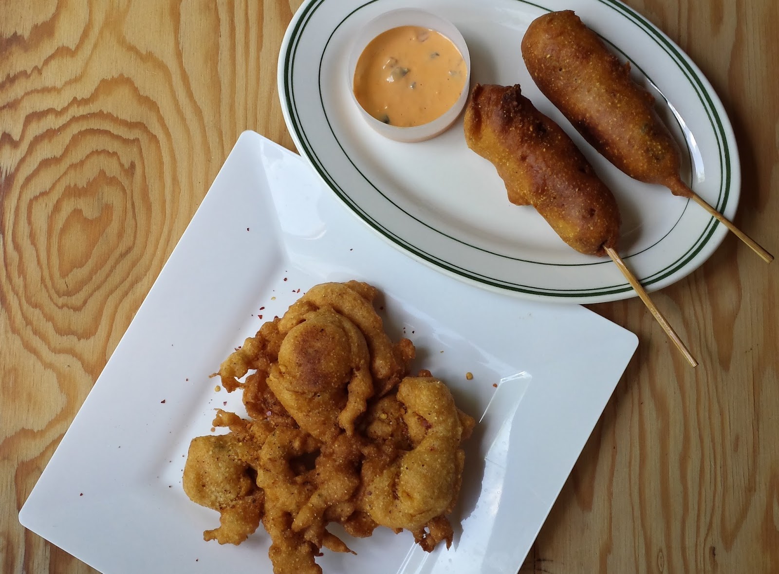 Mexican Corn Dogs With Bonus Savory Taco Funnel Cake Preesi Food