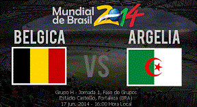 resultado final Belgica vs Argelia Mundial Brazil 2014 resultado final Belgica vs Argelia