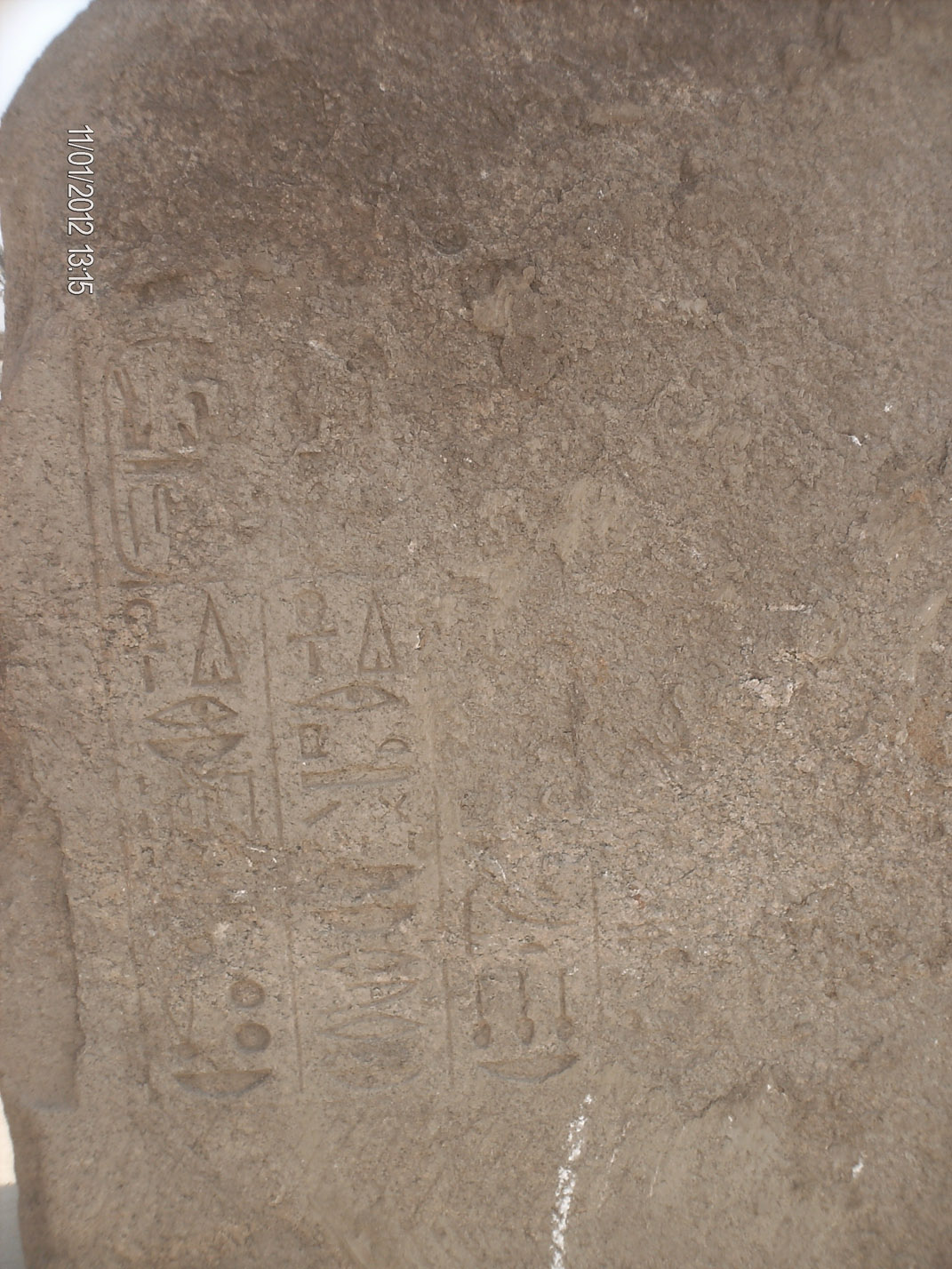 Ancient Egyptian artifacts uncovered in Sharqiya, North Sina Ramses+II+Cartouch+in+Sinai+By+Luxor+Times