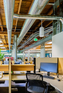 Office interior, workstation