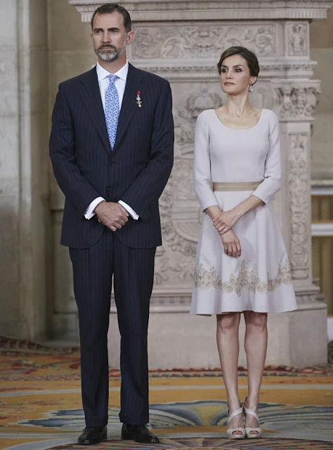 Spanish Royals deliver 'Order of the Civil Merit' awards. King Felipe VI of Spain and Queen Letizia