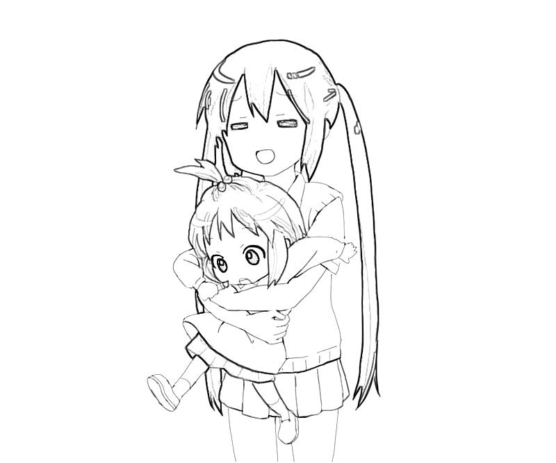 Printable K-On After School Live Azusa Nakano Funny Coloring Pages printable-k-on-after-school-live-azusa-nakano-funny-coloring-pages