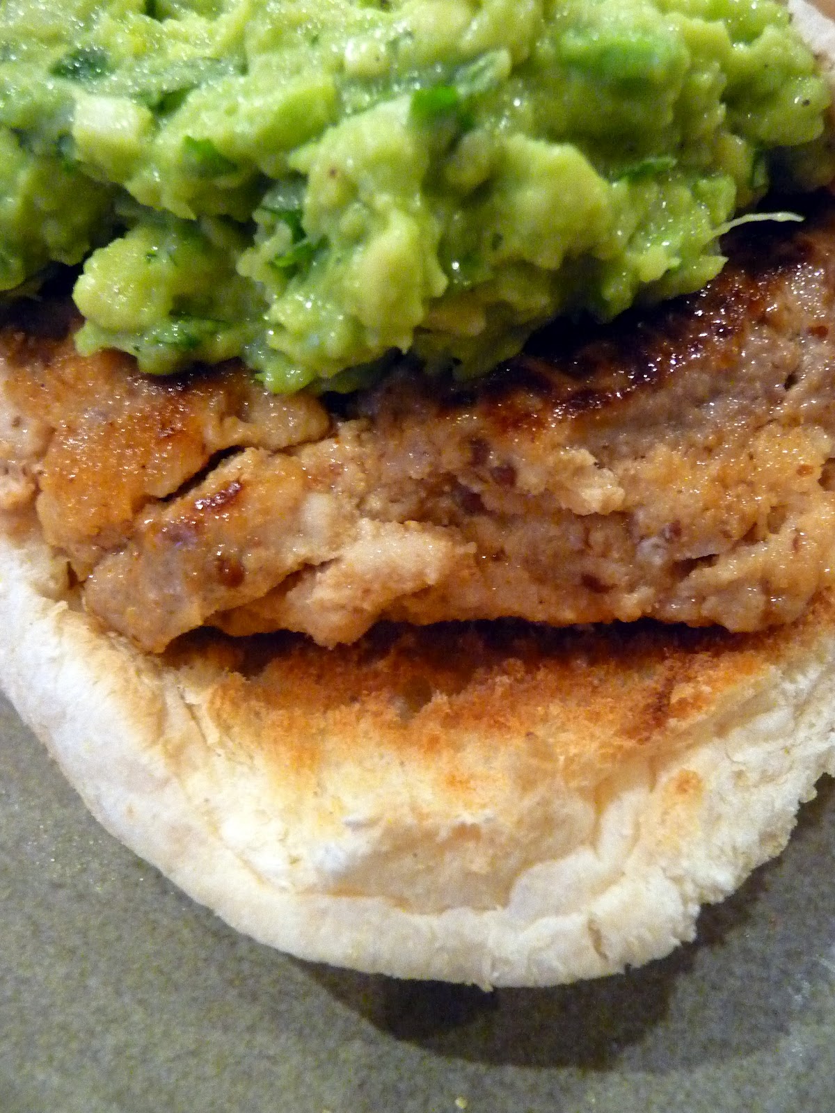Chef Bolek Ancho Chipotle Rockfish Burgers with Oaxacan Guacamole