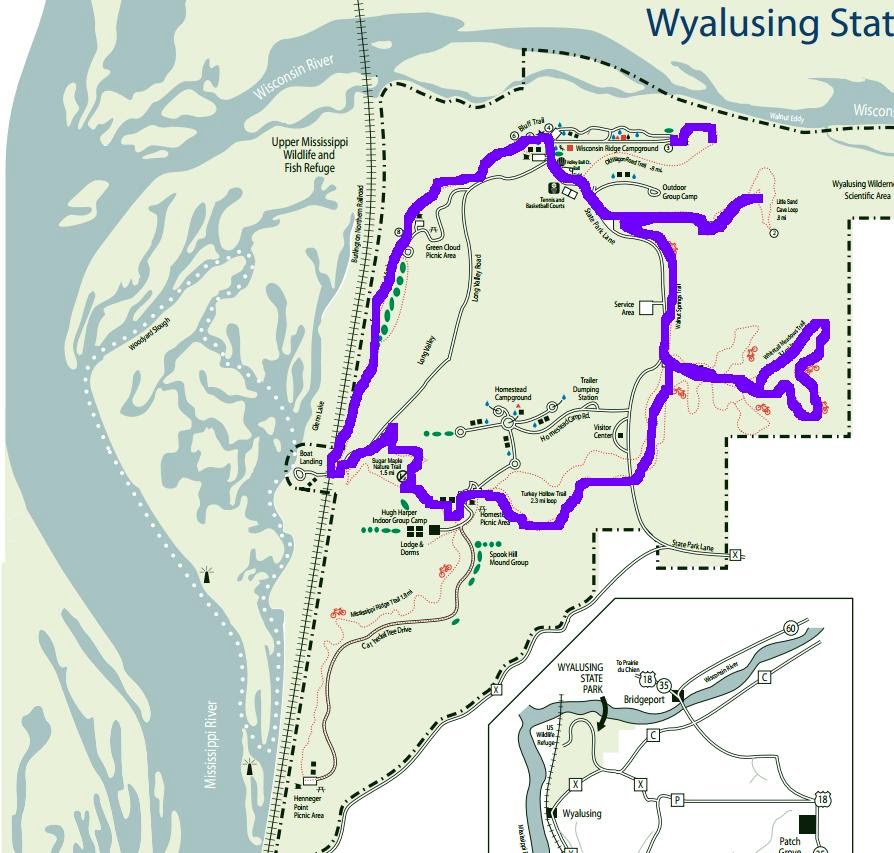 Wyalusing State Park Map Wyalusing State Park, Wi | Come Along With Chong