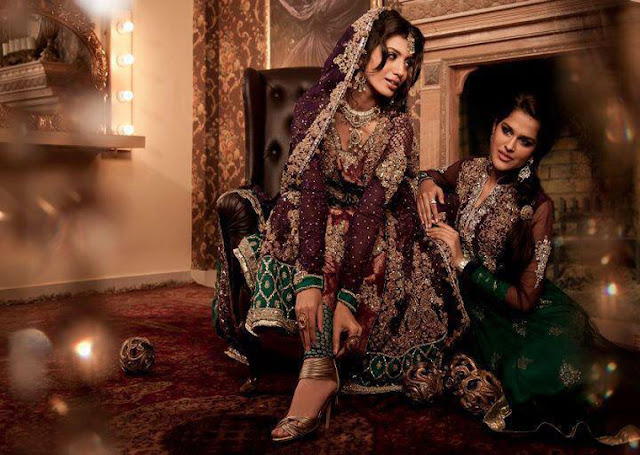 Wedding Dresses | Hina Khan Bridal Dresss Collection 2013