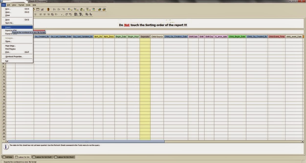dba story refreshing iqy file from discoverer 11g iqy