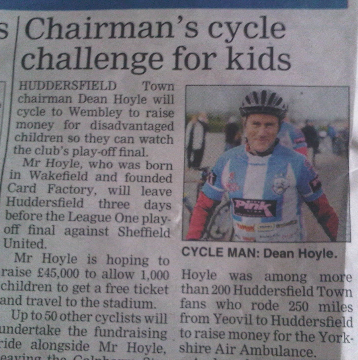 Cycling Wakefield Express Calder Clarion