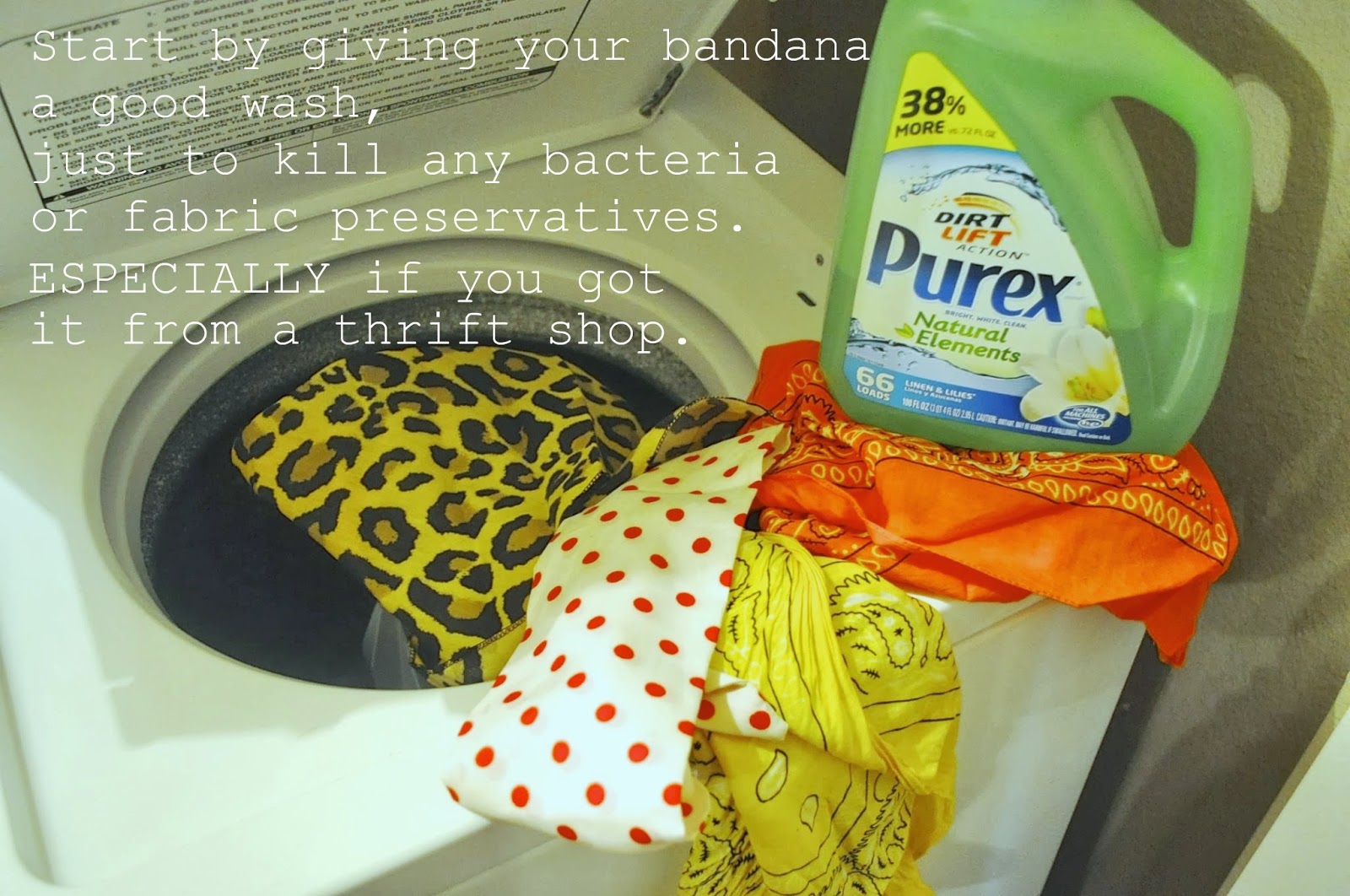 How to FOLD a Bandana Into a Headband All Size Fits One