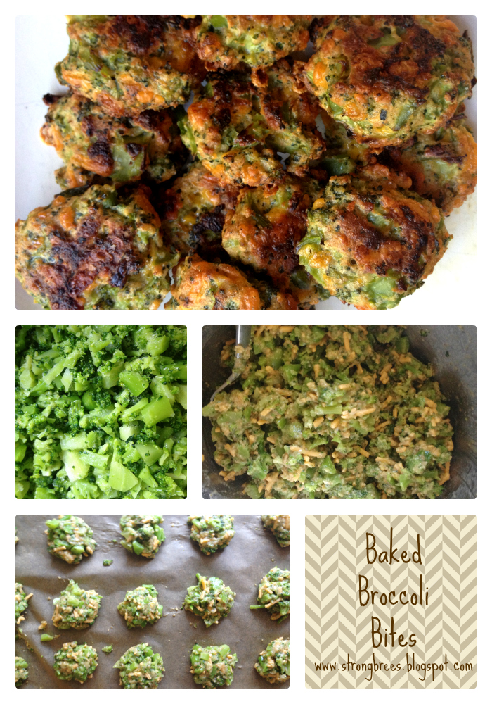 strong brees Baked Broccoli Bites