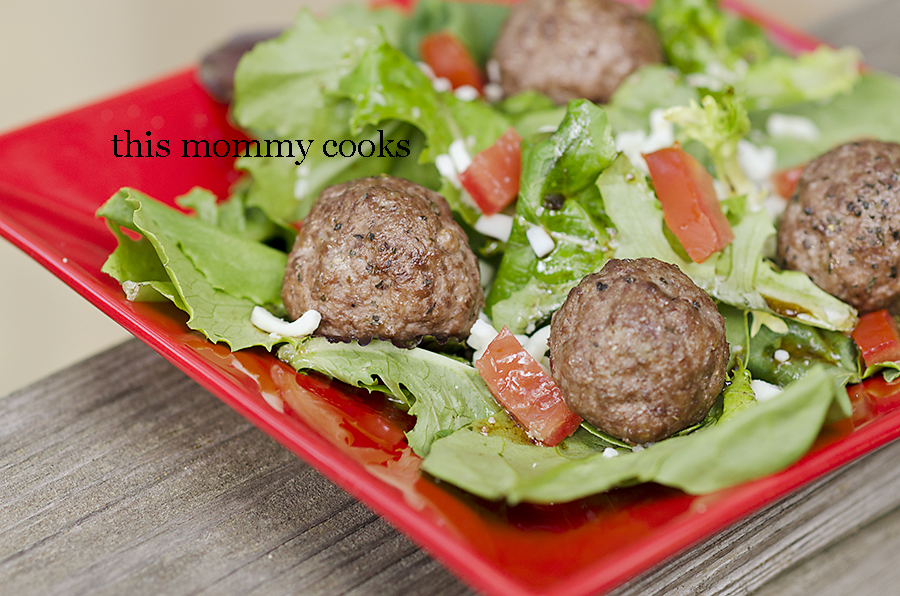 This Mommy Cooks Meatball Salad