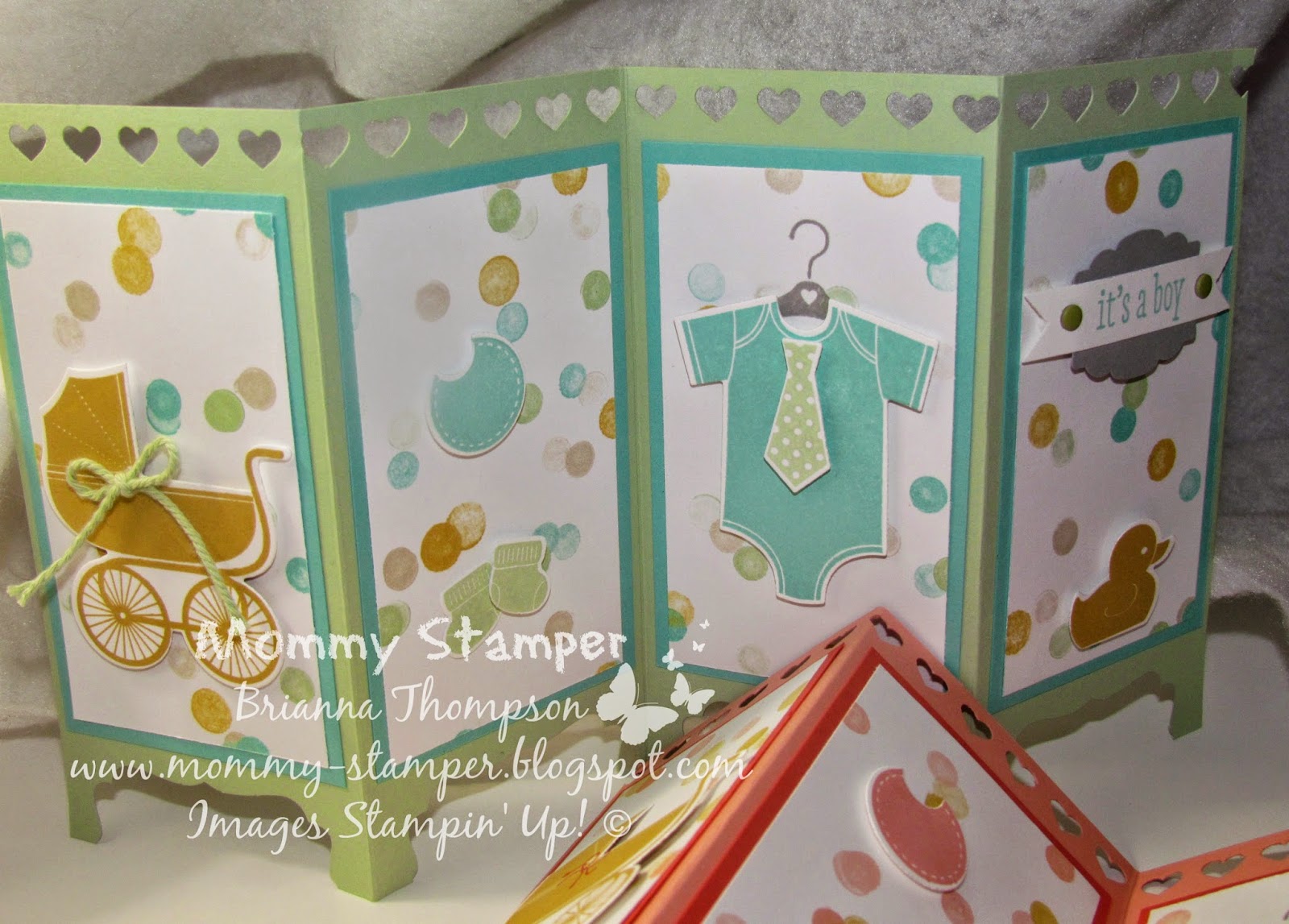Mommy Stamper Baby Room Divider Card