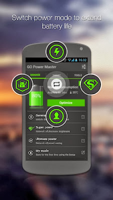 GO Battery Saver &Power Widget app screenshoot