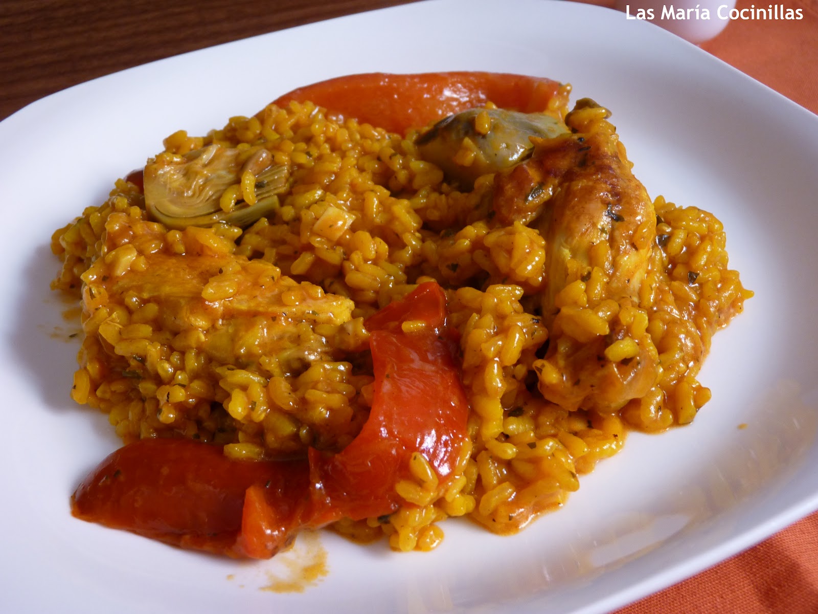 Paella de Pollo. La auténtica Murciana Las Maria Cocinillas