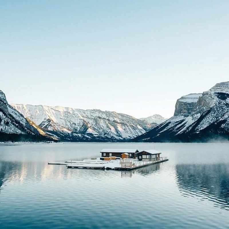 Lake Minnewanka, Alberta - Winter Wanderlust. Photographer’s Epic Photos Prove Why You Should Visit Canada During The Winter Lake Minnewanka, Alberta - Winter Wanderlust. Photographer’s Epic Photos Prove Why You Should Visit Canada During The Winter
