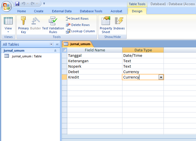 Membuat Jurnal Di Word | trik membuat jurnal umum di microsoft access 2007 Membuat Jurnal Di Word | trik membuat jurnal umum di microsoft access 2007