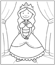 The Little Princess Coloring Pages To Printable