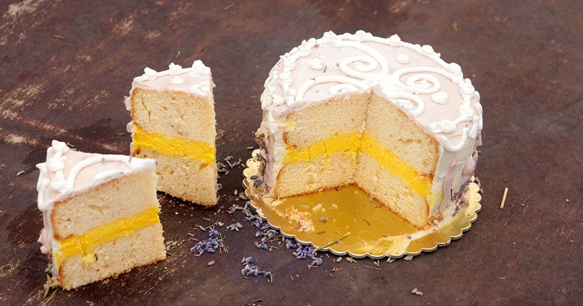 bulutağacı Limon Kremalı Lavantalı Pasta