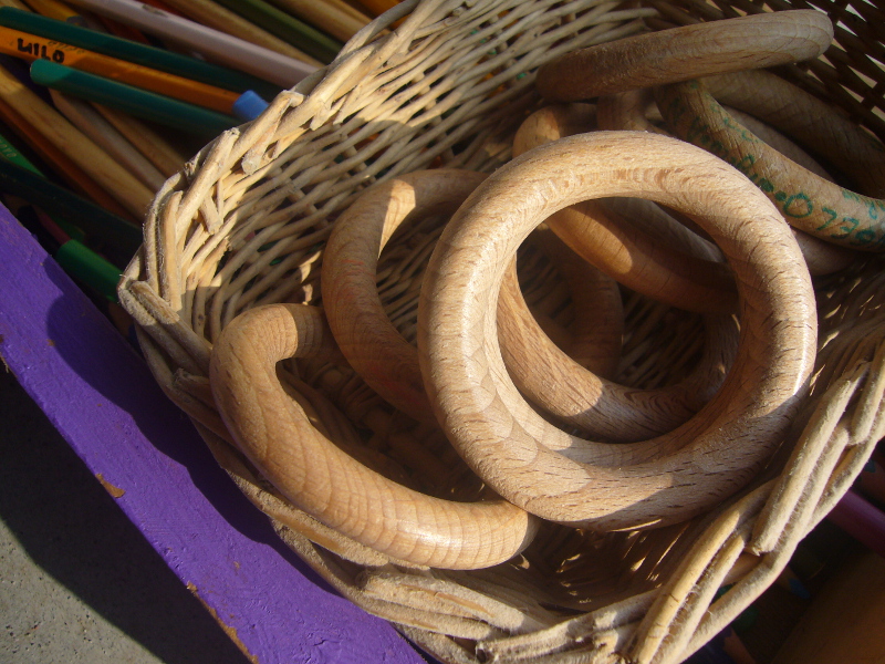 5 cm con foro da 2,9 cm tovaglioli per fai da te 2 anelli in legno di faggio naturale macramè anelli per tenda rotondi SiAura Materiale 