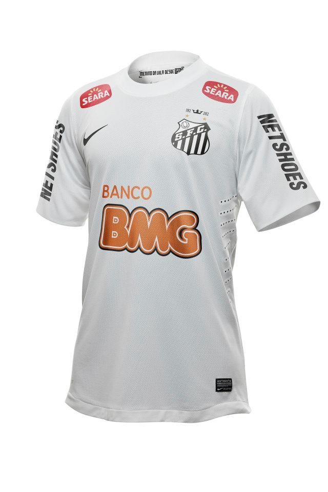 camisa santos nike 2012 azul