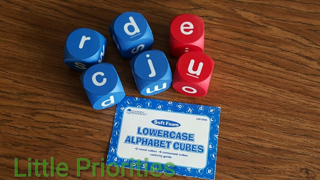 Letter Dice Center Freebie Little Priorities